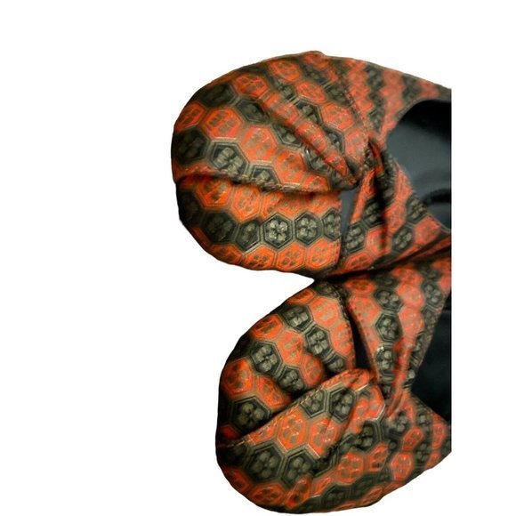 OH DEER Smartee-Geometric Slip On Ballet Flats Red Round Knot Toe Size 7.5 - Picture 6 of 6